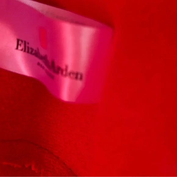 Elizabeth Arden Sleek Red Leather-Look Bucket Tote INV25/486 - Picture 10 of 12